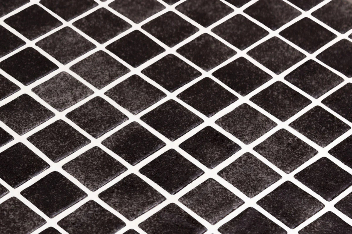 Mosaic Nieve - Negro 25x25mm - $85sqm