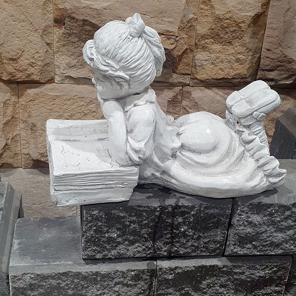 Girl with Book Garden Ornament - Home Decor - Available at iPave Natural Stone