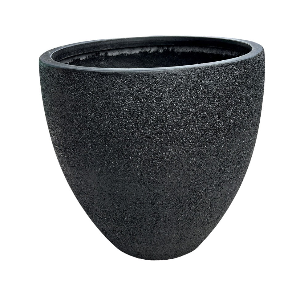 Modstone Montague Egg Pot - Black Stone - Design inspiration - Available at iPave Natural Stone