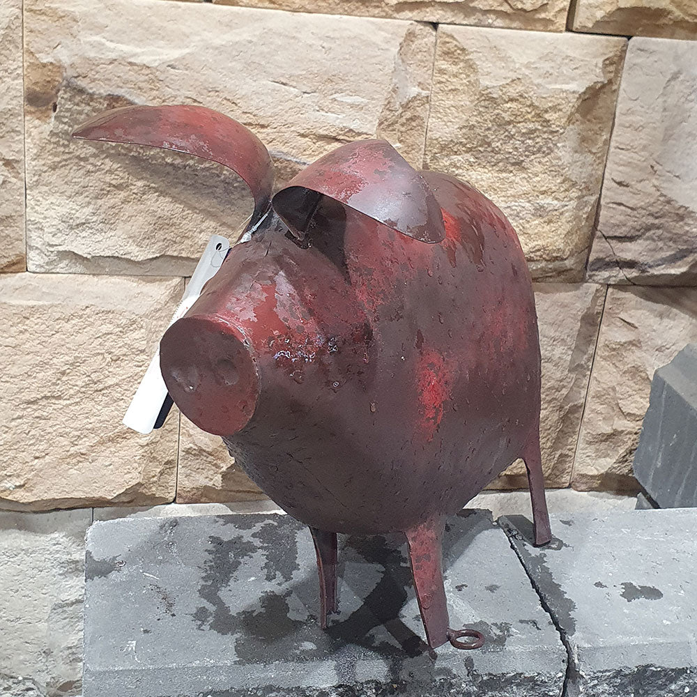 Rustic Pig Ornament - Landscaping ideas - Available at iPave Natural Stone