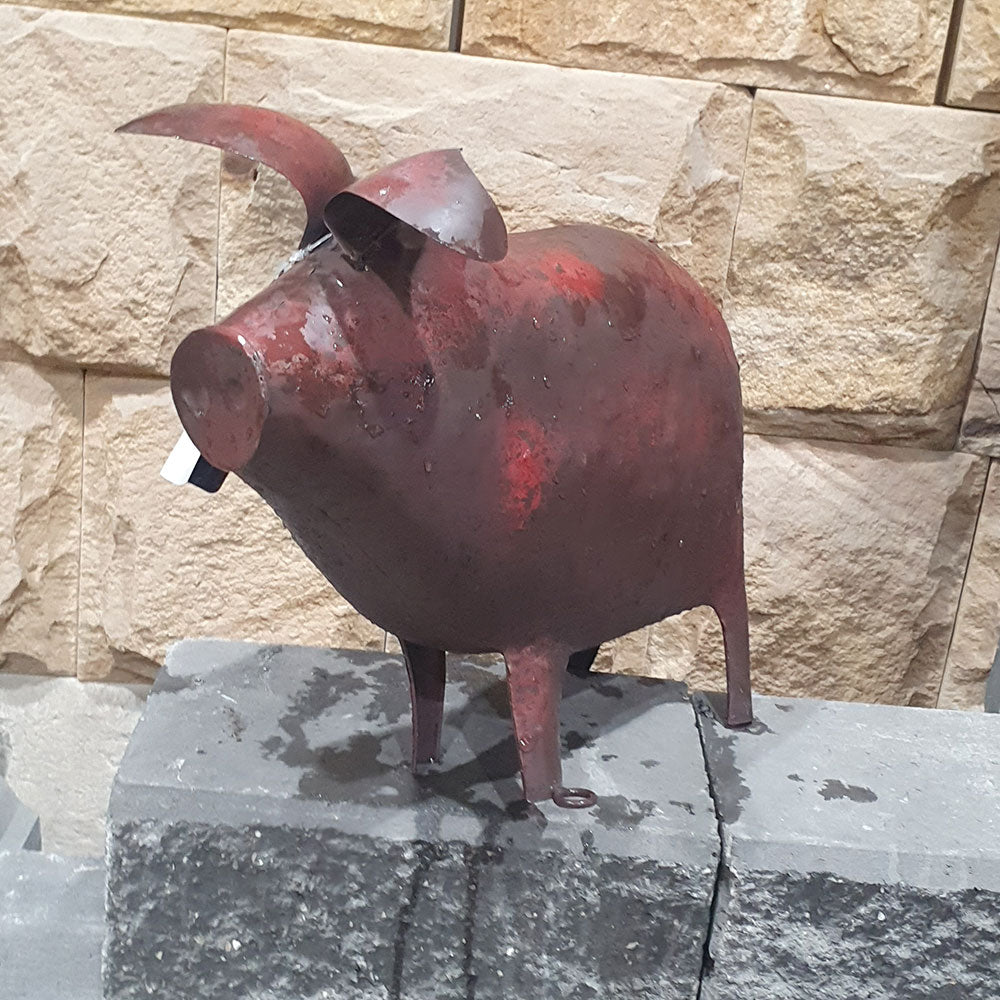 Rustic Pig Ornament - Home and Garden - Available at iPave Natural Stone