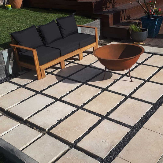 Portland Limestone 600x400x30mm Natural Stone Pavers - Commercial B Grade - Outdoor Area - Available at iPave Natural Stone