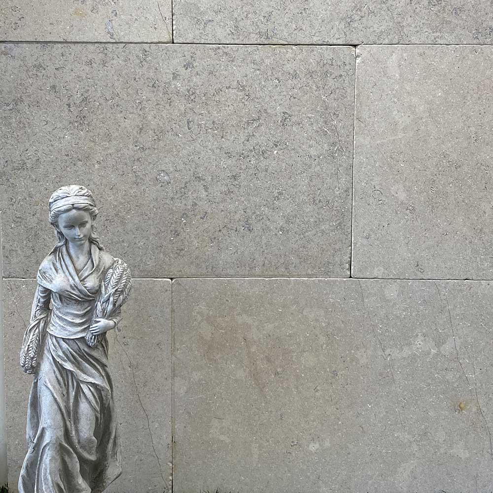 Sinai Pearl Limestone 400x400x30mm Natural Stone Pavers - 1st Quality - Display - Available at iPave Natural Stone