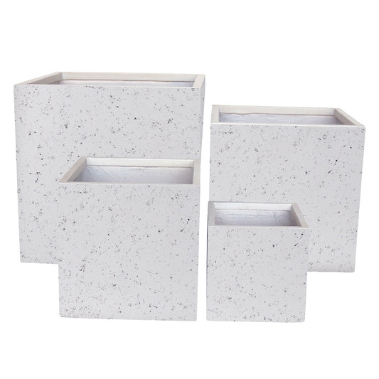 UrbanLITE Asher Cube - White Terrazzo - Available at iPave Natural Stone