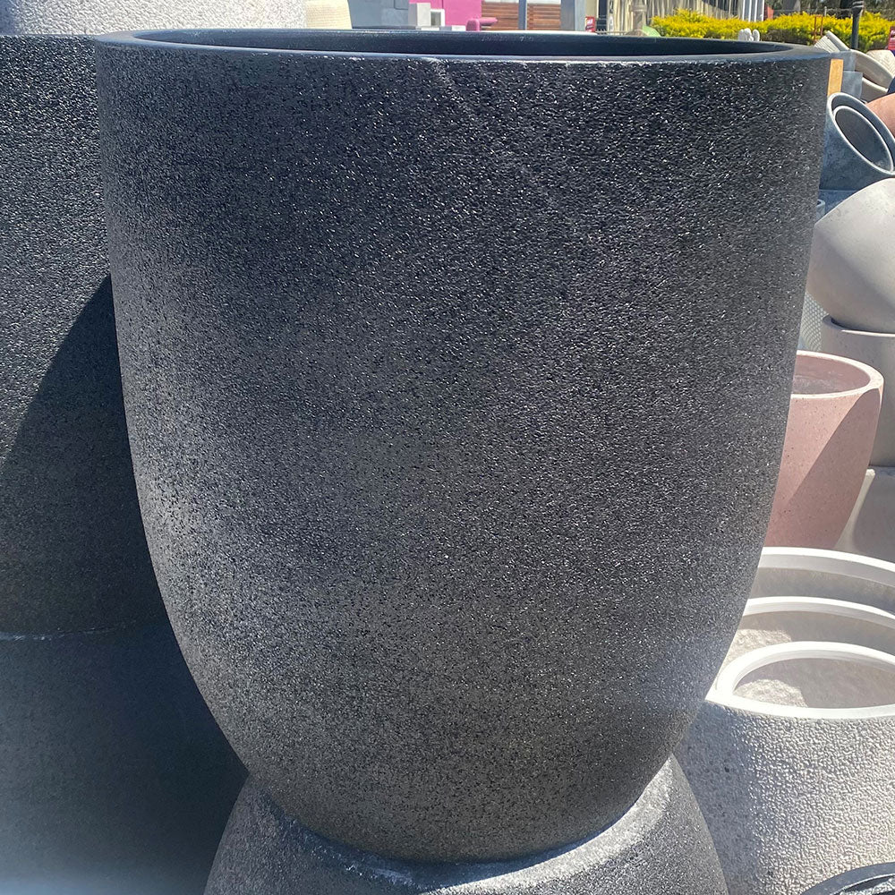 Modstone Chambers U Pot - Black Stone - Extra Large - Available at iPave Natural Stone
