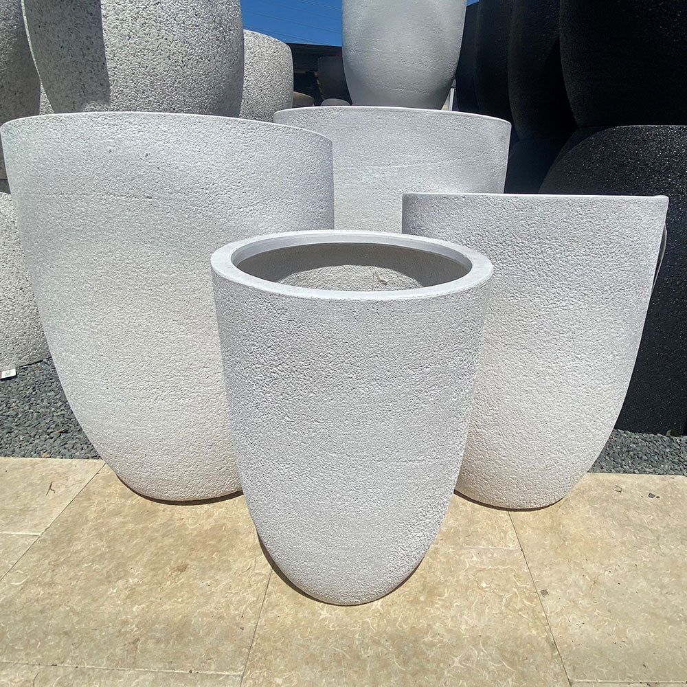 Modstone Chambers U Pot - White Stone - Set - Available at iPave Natural Stone