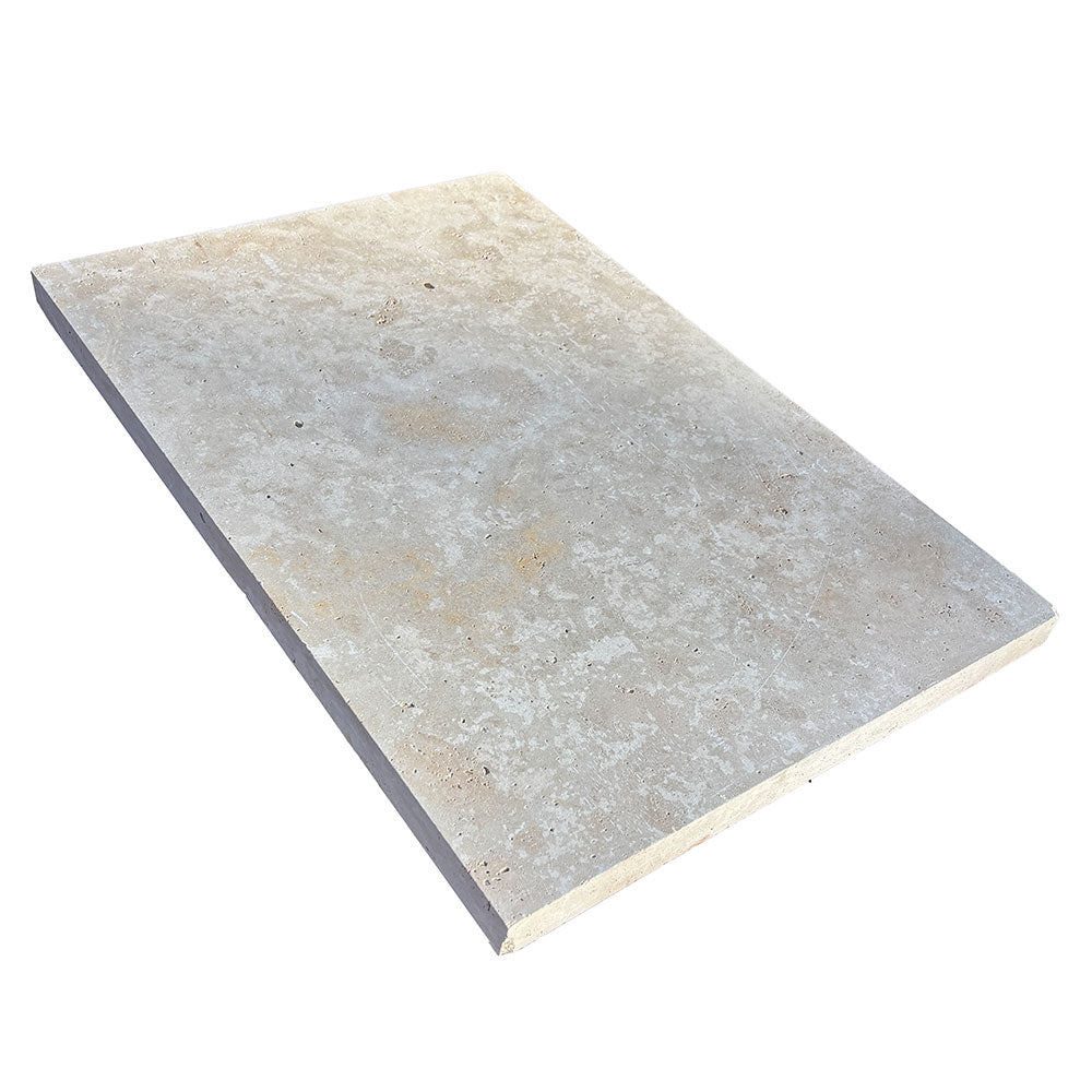 Country Classic Travertine 610x406x20mm Tumbled Natural Stone Pavers - 1st Quality - Available at iPave Natural Stone