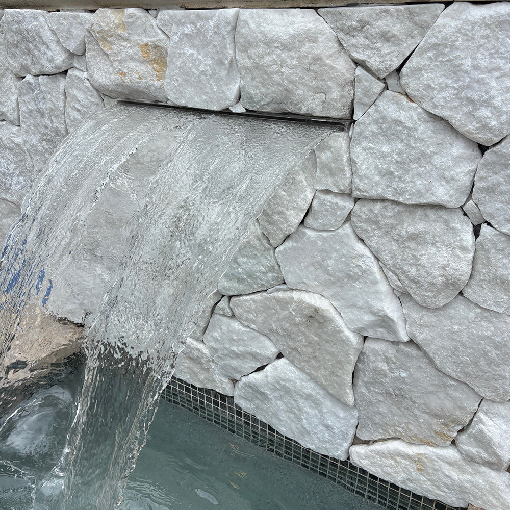 Cristallo Random Natural Stone Cladding - Sold per m2 only - 1st Quality - Stylish Water Feature - Available at iPave Natural Stone