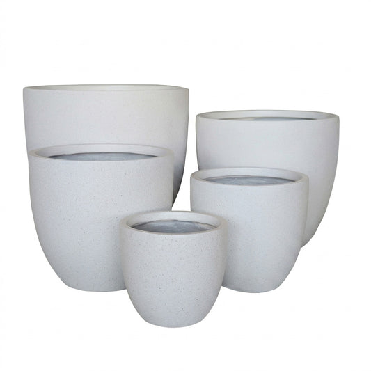 Vellum Egg Pot White