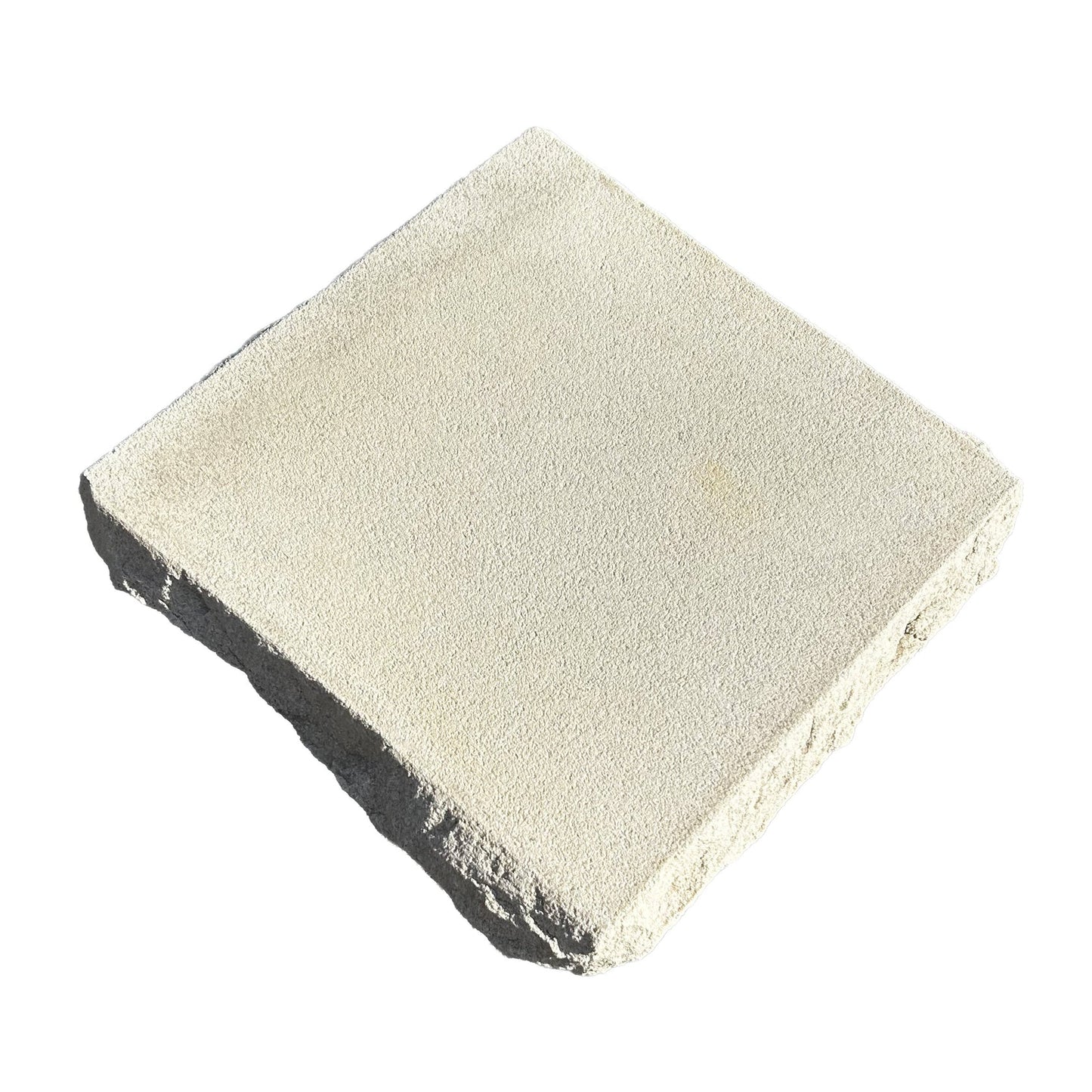 Australian Sandstone Pier Cap (Rockfaced) Cap Size: 280x280x50mm - To Suit Pier Size: 230x230mm
