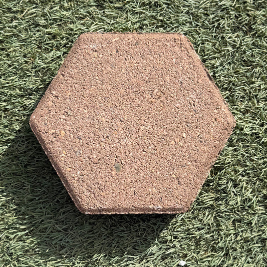 Concrete 210x210x60mm Hexagonal - Second Hand -