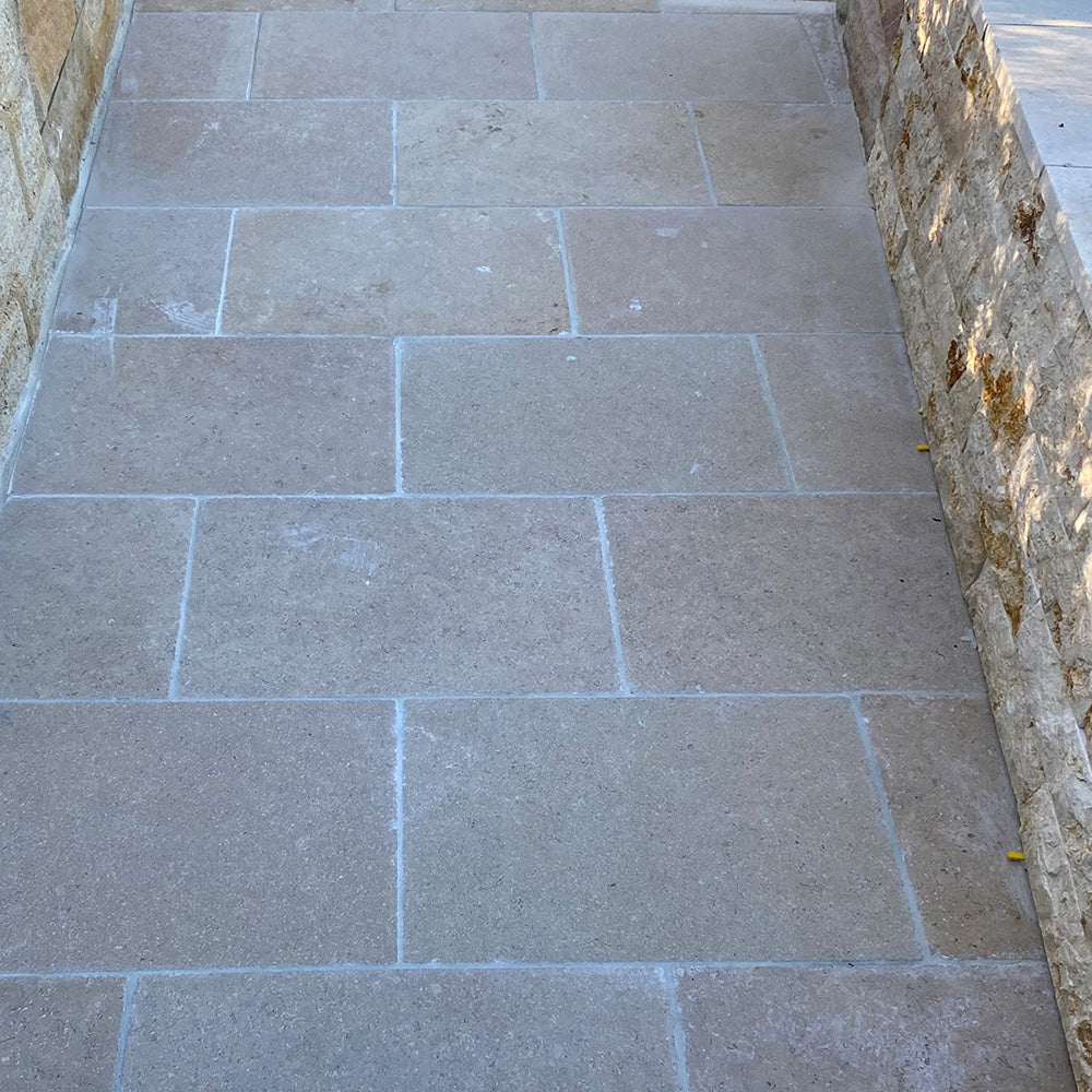 Sinai Pearl Limestone 600x400x20mm Natural Stone Tiles - 1st Quality - Available at iPave Natural Stone