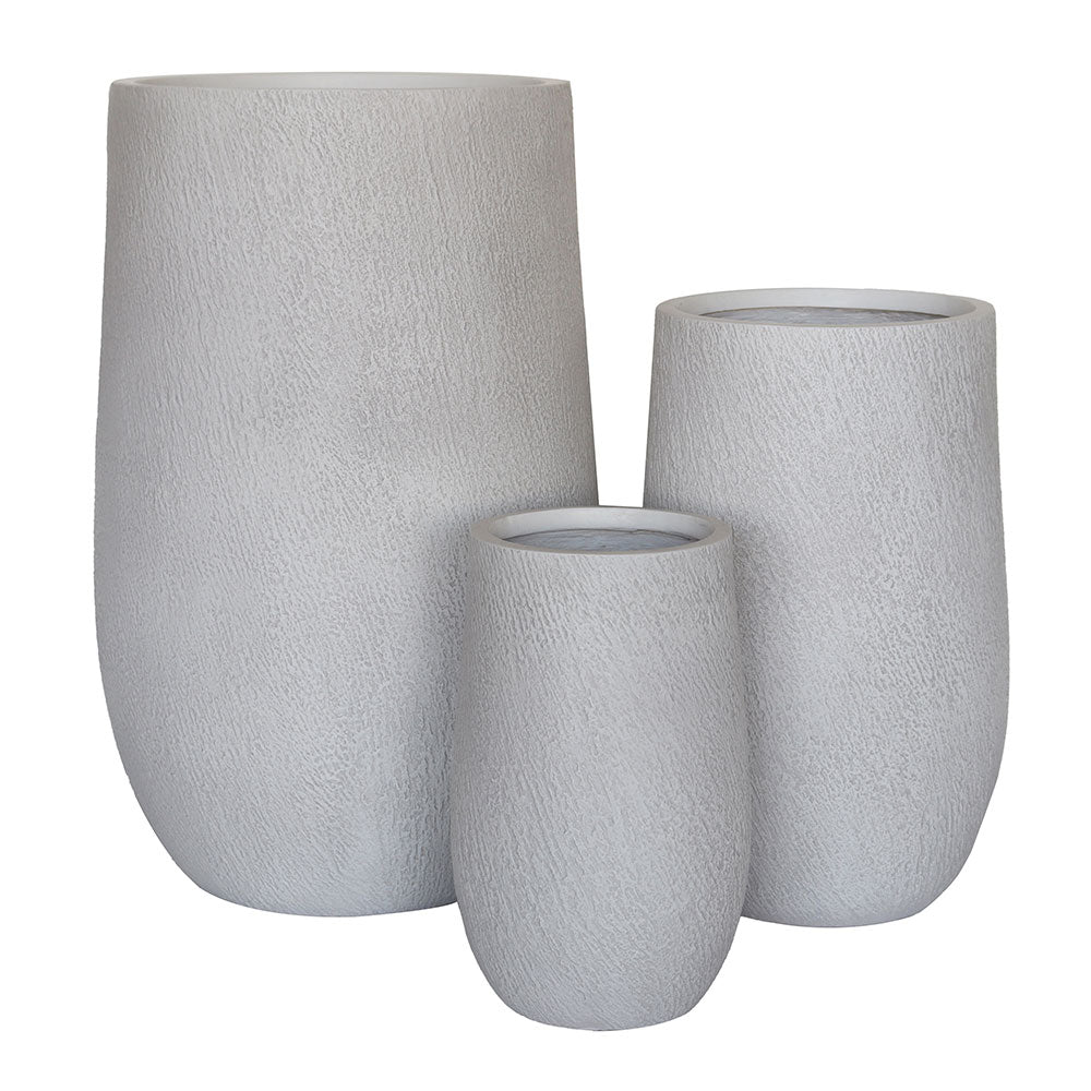 UrbanLITE Slate U Pot - White - Available at iPave Natural Stone
