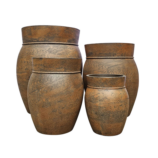 Sultan Planter Pot - Rust