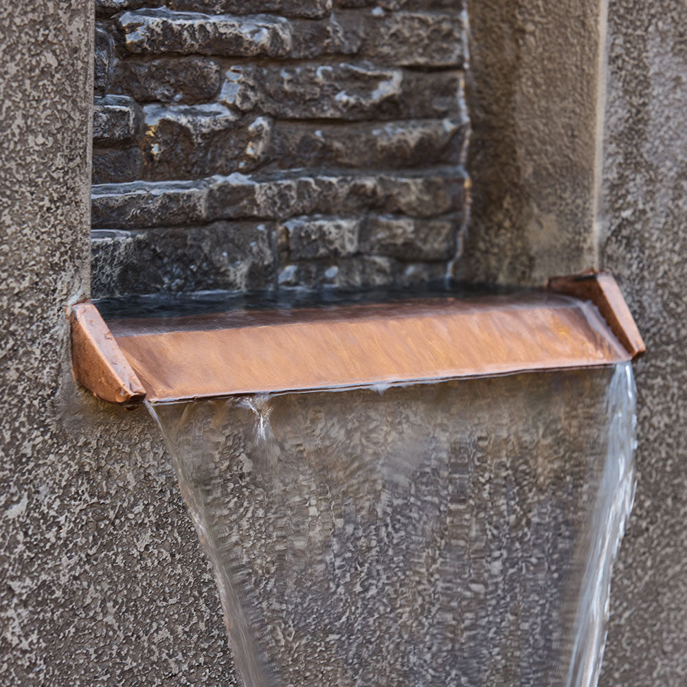 Zhara Fountain Water Feature - Grey - House Design - Available at iPave Natural Stone