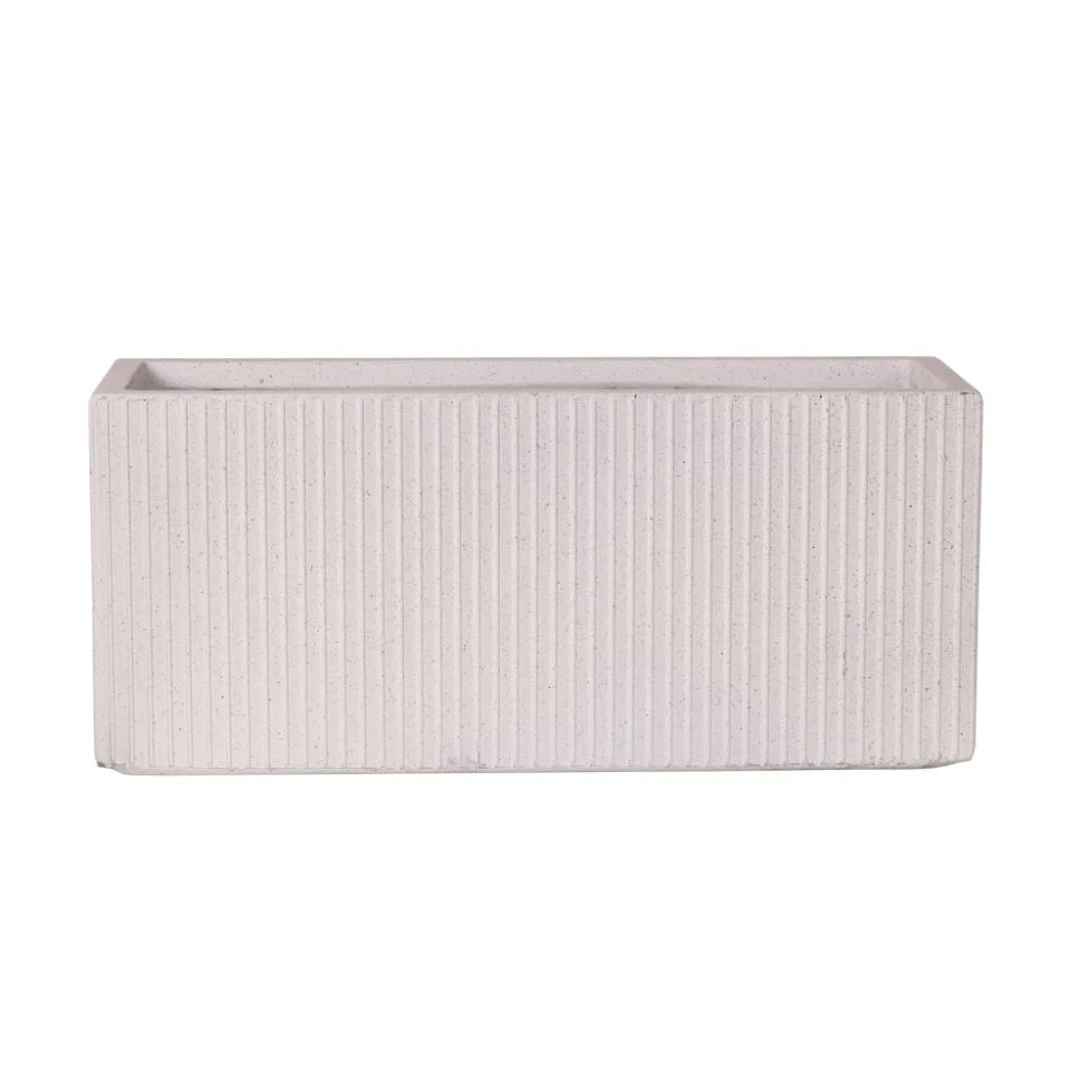 Keystone Chord Trough - White Terrazzo