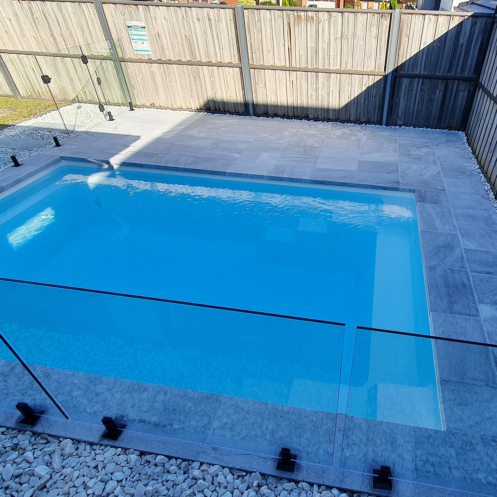 Argento Sandblasted Tumbled Limestone 600x400x30mm Natural Stone Pavers - 1st Quality - Swimming Pool - Available at iPave Natural Stone