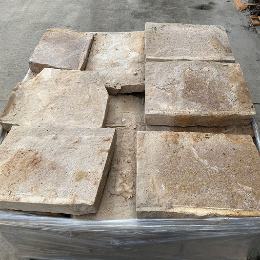 Australian Sandstone Handsplit Random Flagging - 50-100mm Thick - Sold per m2 only -1st Quality - Available at iPave Natural Stone