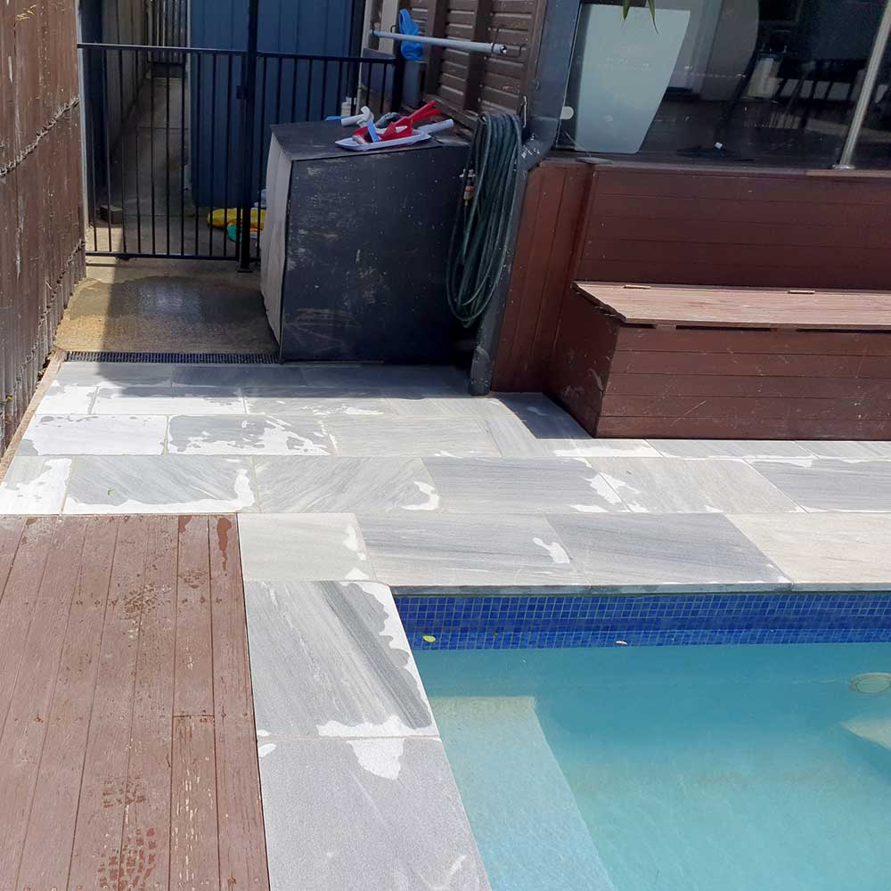 Blue Sky Limestone 600x400x30mm Natural Stone Pavers - 1st Quality - Swimming Pool - Available at iPave Natural Stone