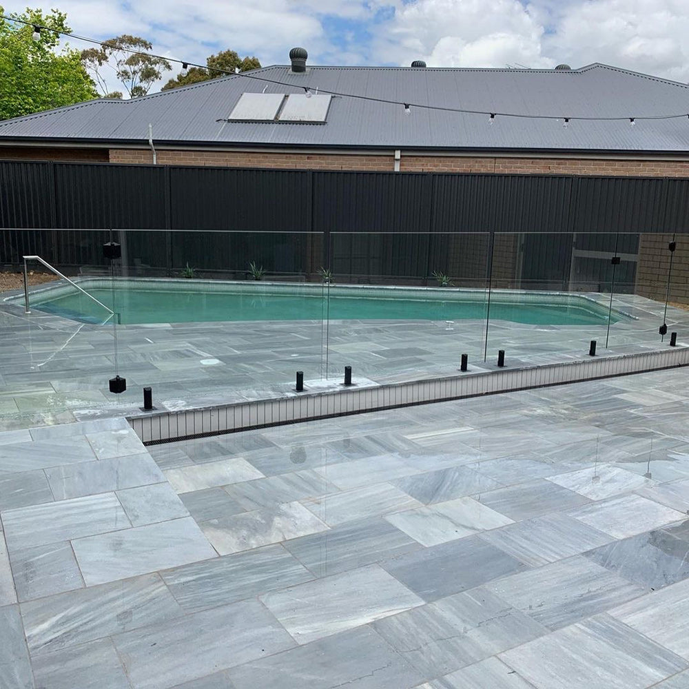 Blue Sky Limestone 600x400x30mm Natural Stone Pavers - 1st Quality - Swimming Pool - Available at iPave Natural Stone