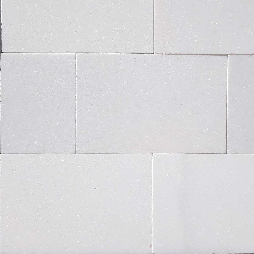 Cristallo Bianco Tumbled Marble 600x400x30mm Natural Stone Pavers - 1st Quality - Display - Available at iPave Natural Stone