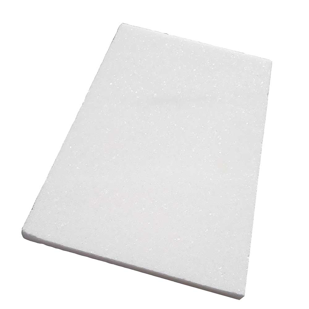Cristallo Bianco Tumbled Marble 600x400x30mm Natural Stone Pavers - 1st Quality - Single Piece - Available at iPave Natural Stone