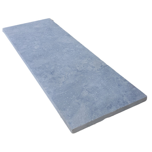Grey Sky Limestone Sandblasted 1200x400x30mm Natural Stone Step Tread - 1st Quality