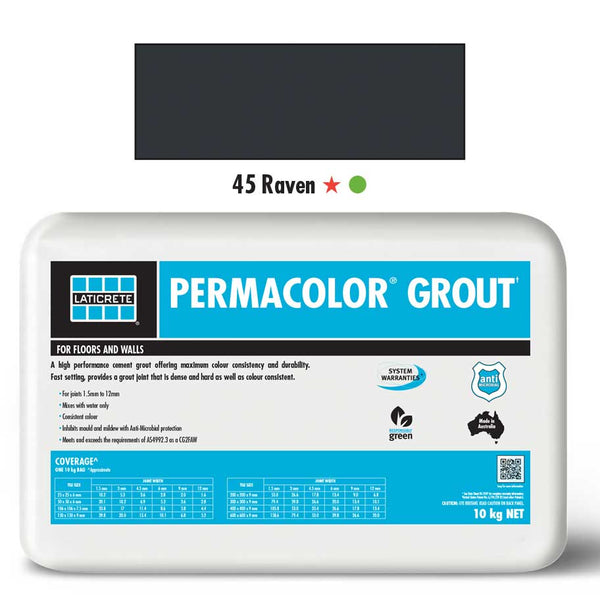 PERMACOLOR Grout - Raven - 10kg Bag - 1st Quality – iPave