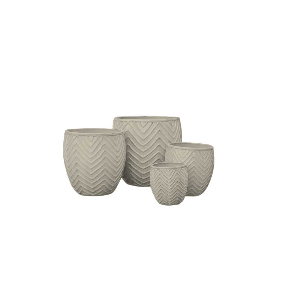 Primo Margaret Egg Glazed Pot - Cream - Northcote Pottery - Available at iPave Natural Stone