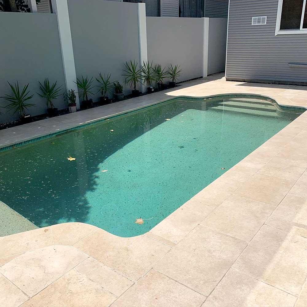 Portland Limestone 600x400x30mm Natural Stone Pavers - 1st Quality - Swimming Pool Laid - Available at iPave Natural Stone