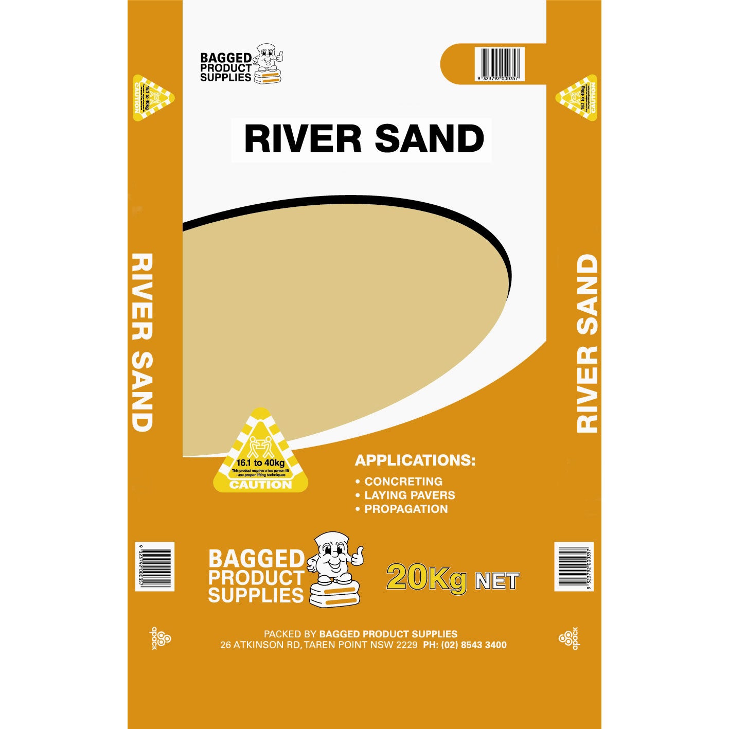 Nepean River Sand - 20kg Bag - 1st Quality - Available at iPave Natural Stone
