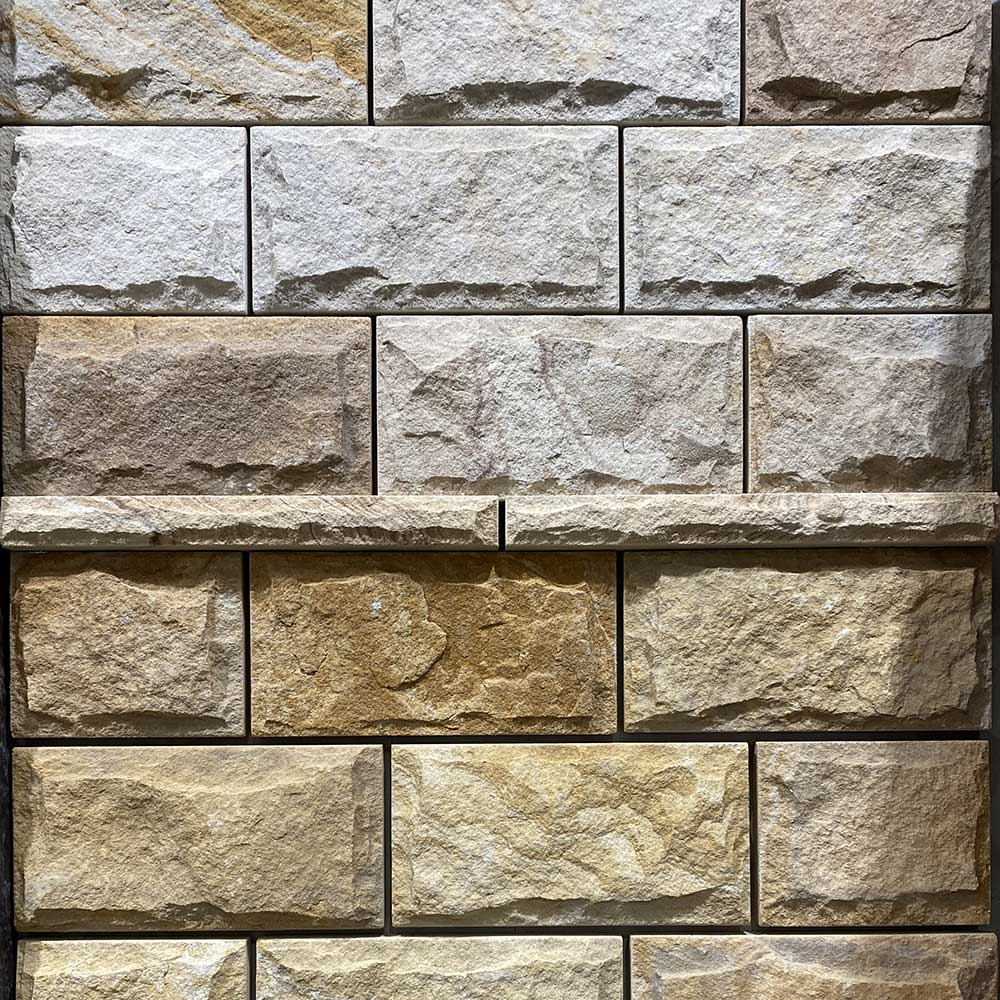Australian Sandstone Rockface Cladding - 400x200x30mm - 1st Quality - Available at iPave