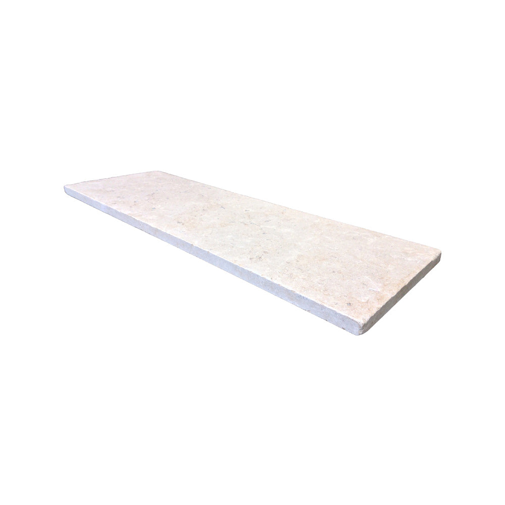 Sinai Pearl Limestone 1200x400x30mm Natural Stone Step Tread - 1st Quality