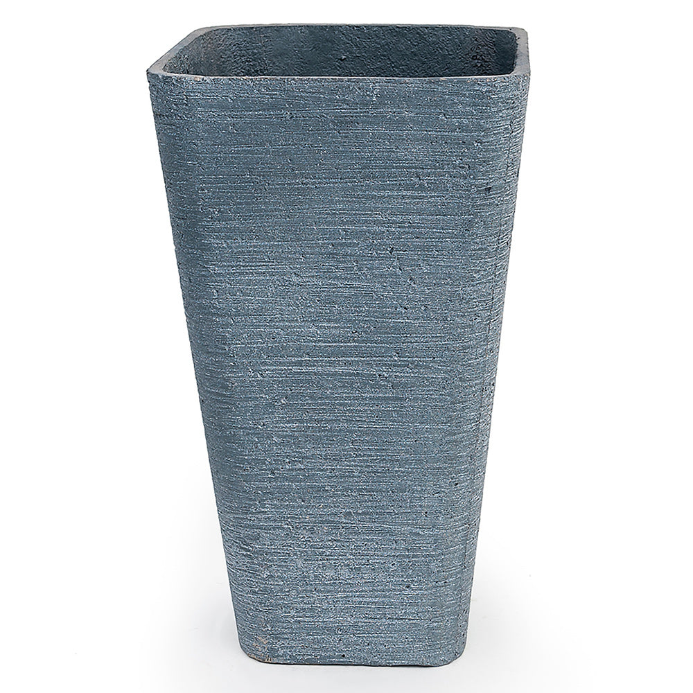 Stream Lite Tall Square Pot - Grey - Northcote Pottery - Available at iPave Natural Stone