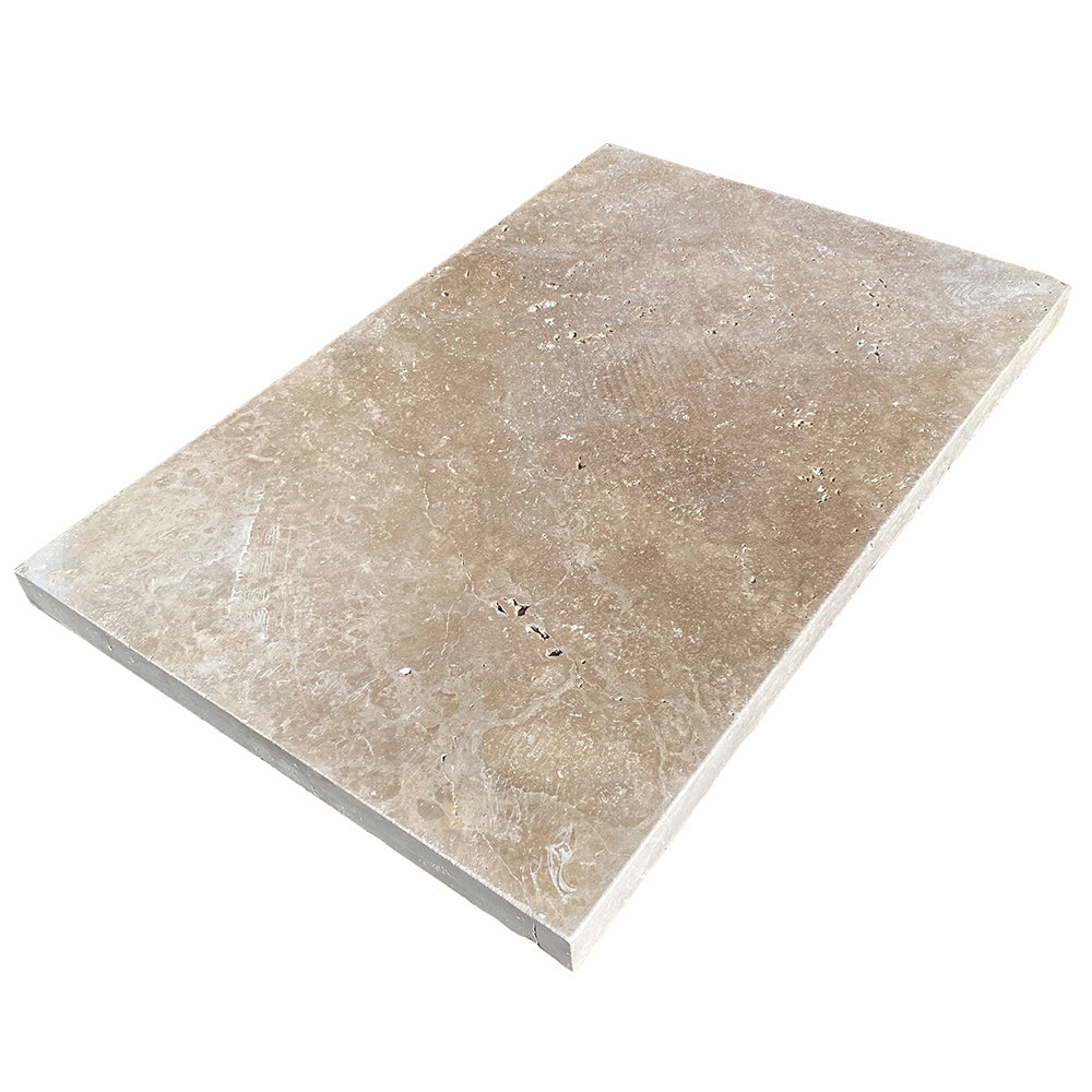 Classic Travertine 610x406x30mm Tumbled Natural Stone Pavers - 1st Quality - Available at iPave Natural Stone