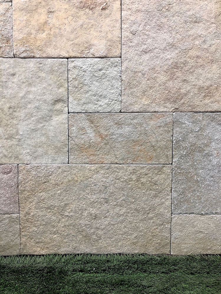 Tuscan Beige Tumbled Limestone French Pattern Natural Stone Pavers - 1st Quality - Sold per Set of 1.44m2 - Display - Available at iPave Natural Stone