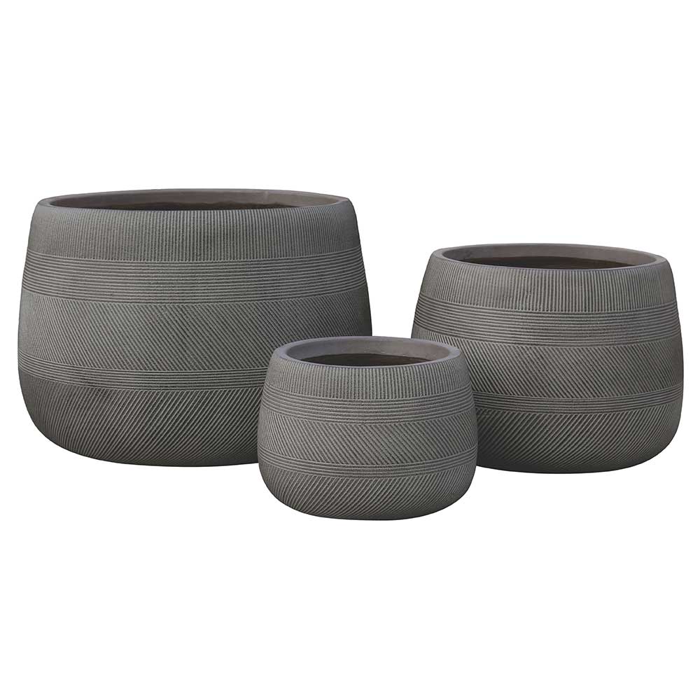 UrbanLITE Winston Drum Pot - Brown - Northcote Pottery - Available at iPave Natural Stone