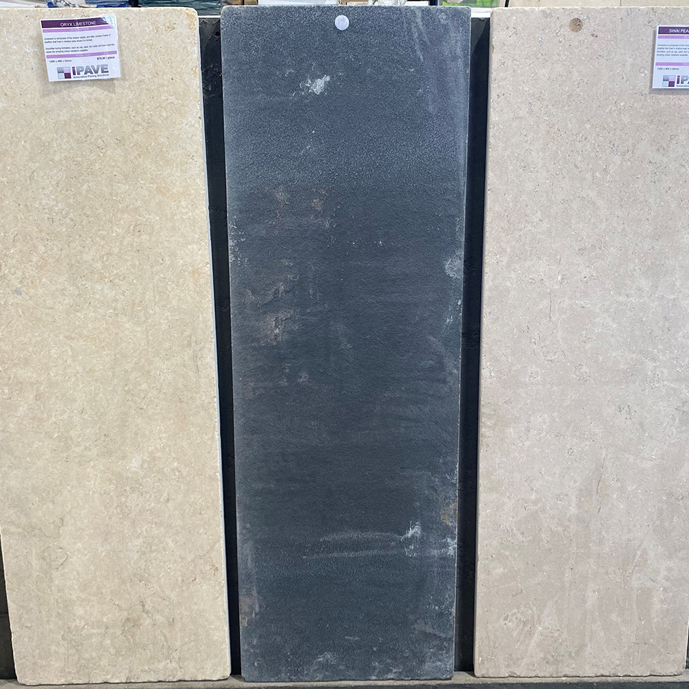 Stone Step Thread Zen Tumbled Bluestone 1200x400x25mm Natural Stone Step Tread - 1st Qua ...