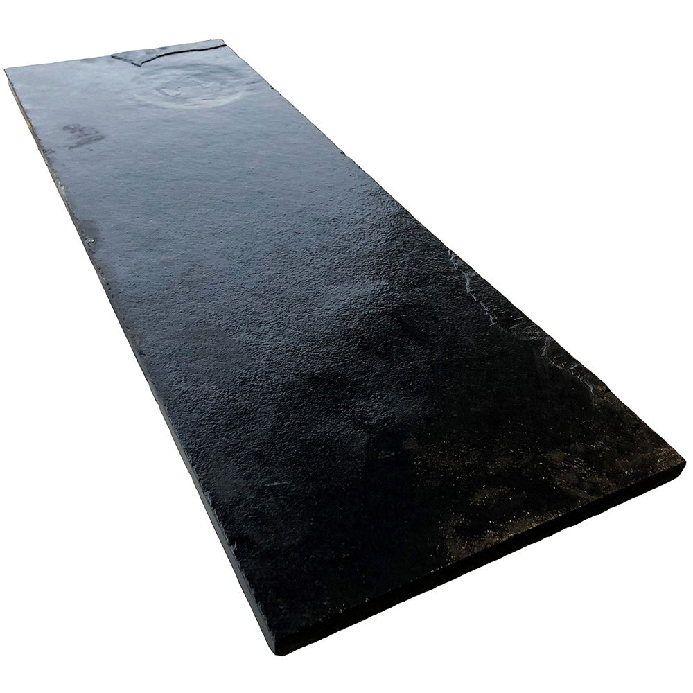Zen Tumbled Bluestone 1200x400x25mm Natural Stone Step Tread - 1st Quality - Wet - Available at iPave Natural Stone